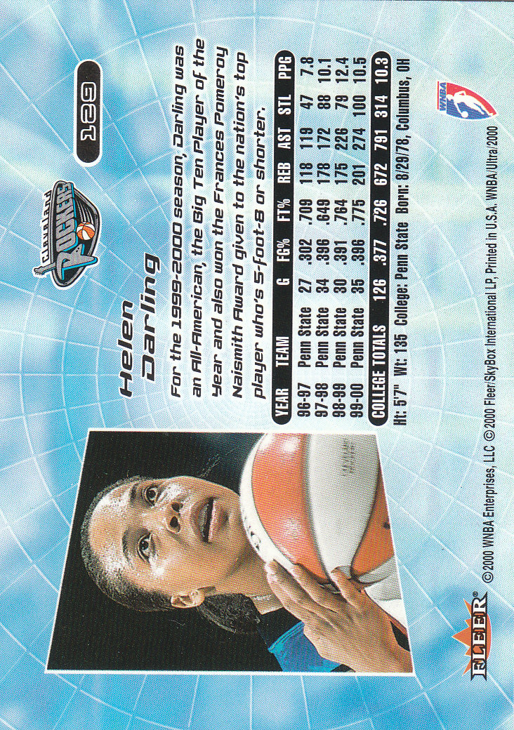 2000 Ultra WNBA Basketball Part 1 Main Set Cards #1 to #150 - Picture 254 of 290