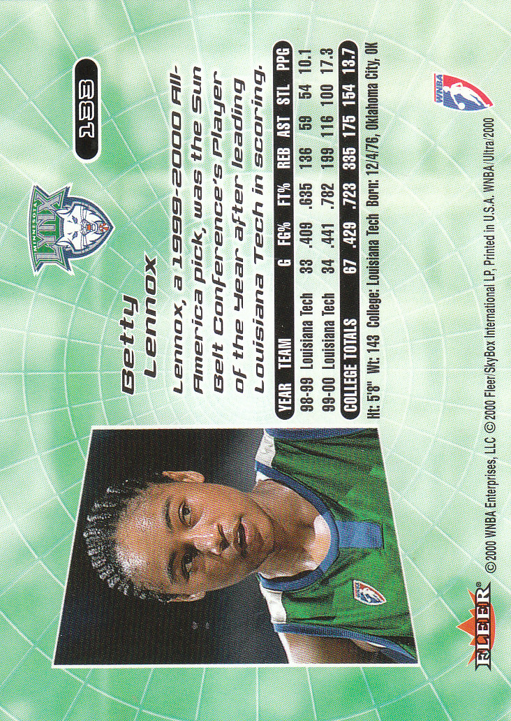 2000 Ultra WNBA Basketball Part 1 Main Set Cards #1 to #150 - Picture 258 of 290
