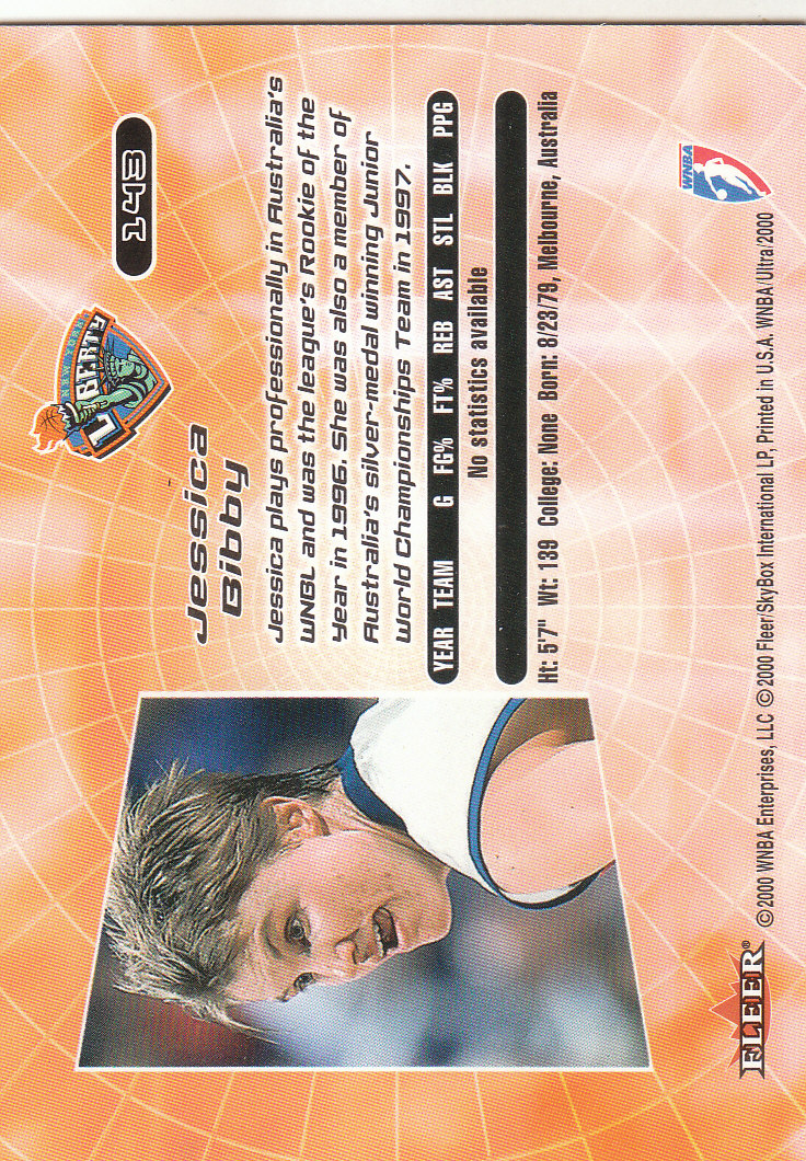 2000 Ultra WNBA Basketball Part 1 Main Set Cards #1 to #150 - Picture 276 of 290