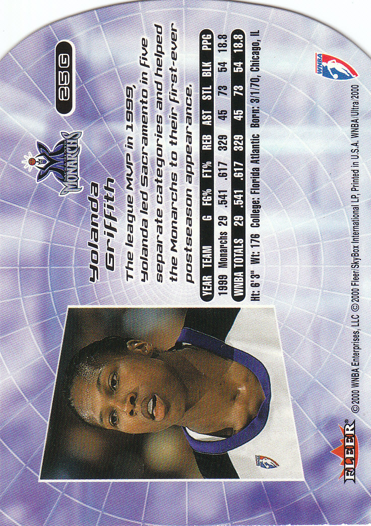 2000 Ultra WNBA Basketball Part 2 Autograph, Insert and Parallel Cards - Picture 41 of 172