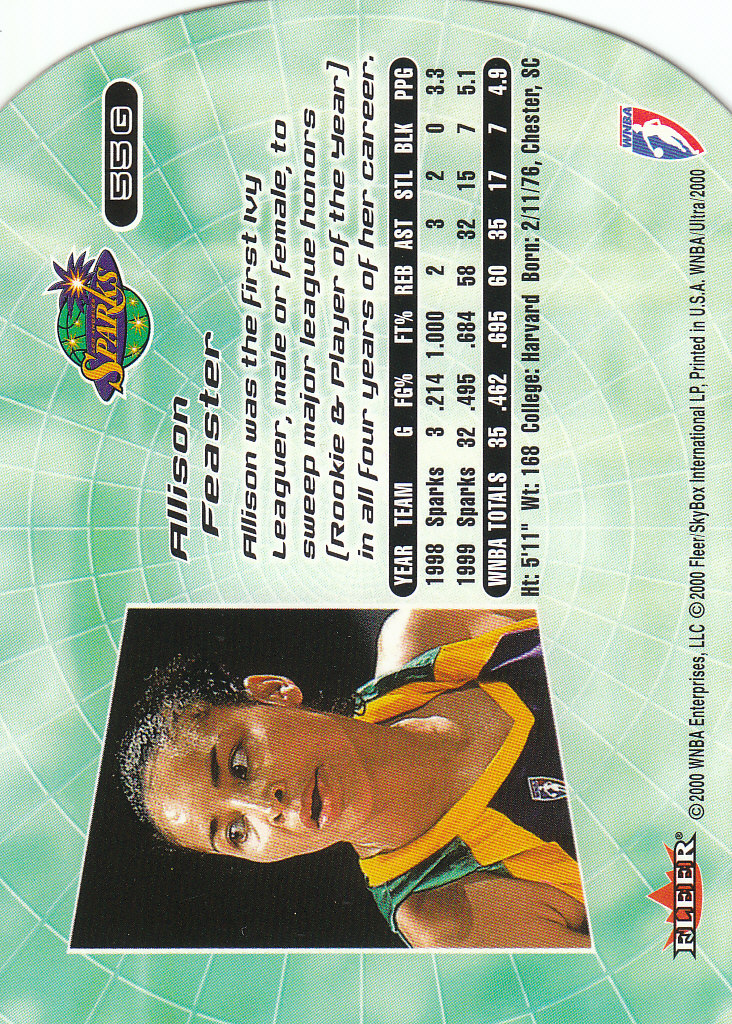 2000 Ultra WNBA Basketball Part 2 Autograph, Insert and Parallel Cards - Picture 55 of 172