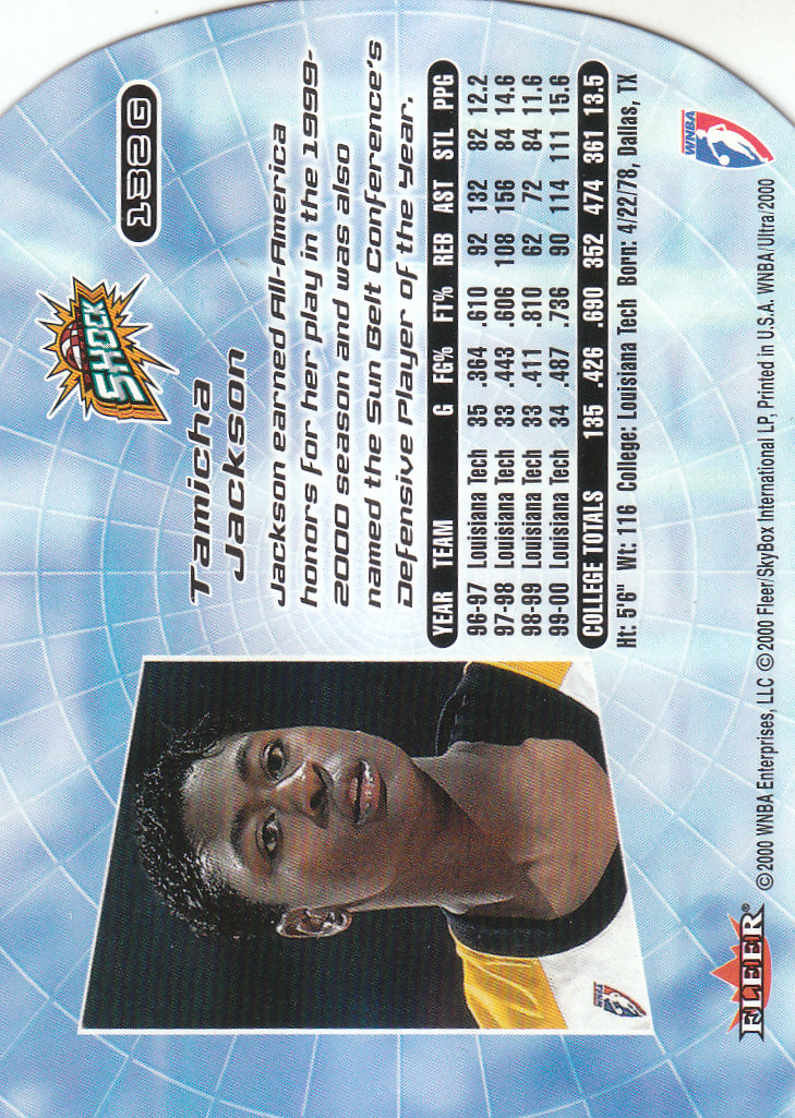 2000 Ultra WNBA Basketball Part 2 Autograph, Insert and Parallel Cards - Picture 147 of 172
