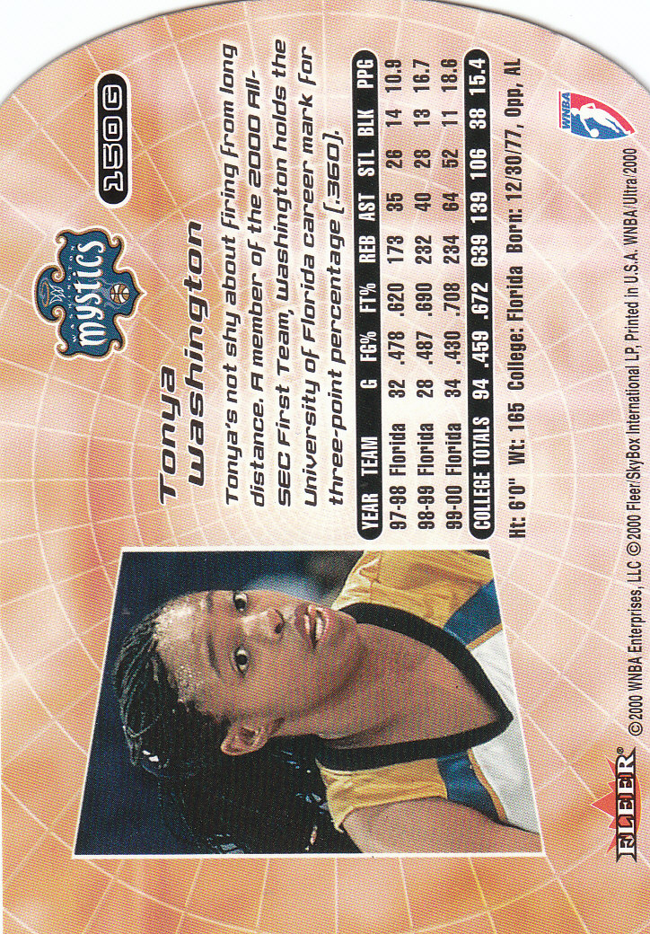2000 Ultra WNBA Basketball Part 2 Autograph, Insert and Parallel Cards - Picture 153 of 172