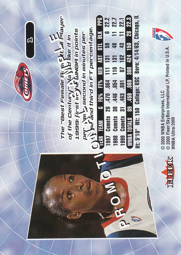 2000 Ultra WNBA Basketball Part 2 Autograph, Insert and Parallel Cards - Picture 155 of 172
