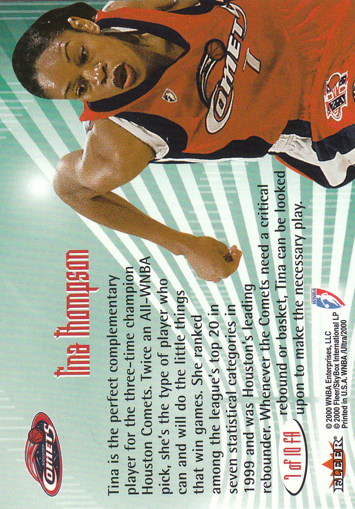 2000 Ultra WNBA Basketball Part 2 Autograph, Insert and Parallel Cards - Picture 13 of 172