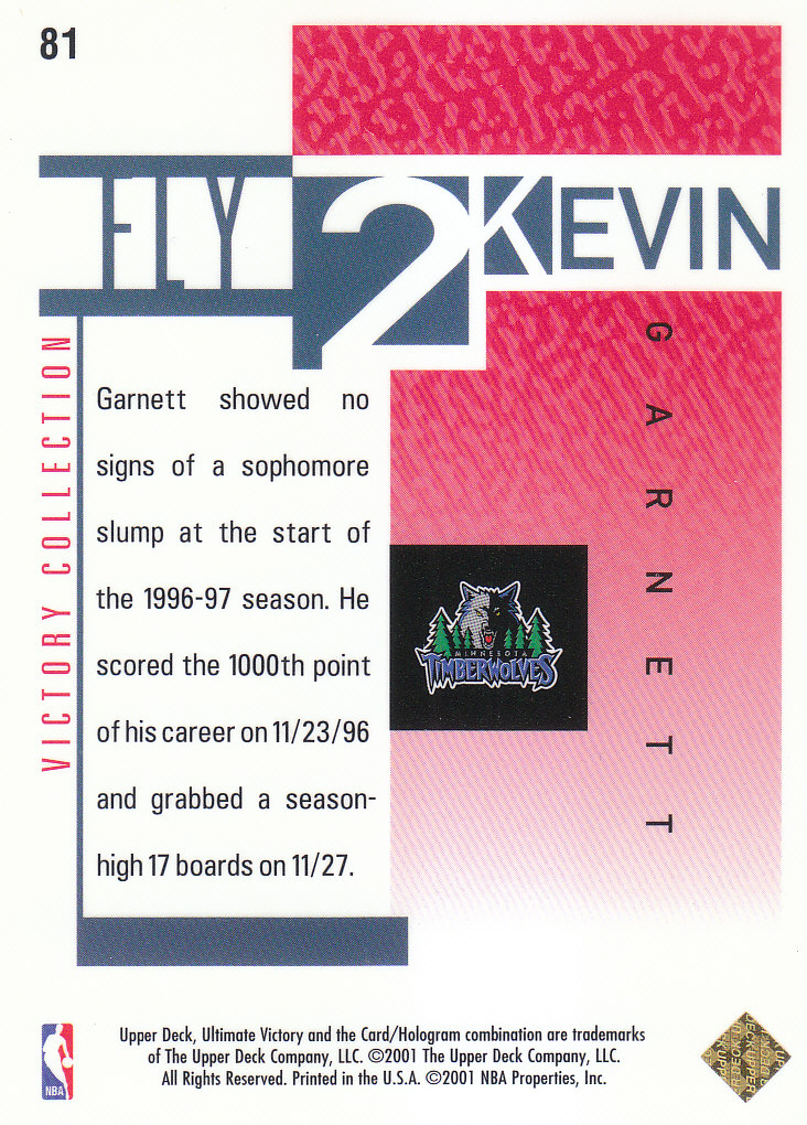 2000/2001 Ultimate Victory (Upper Deck) Basketball - Picture 127 of 129