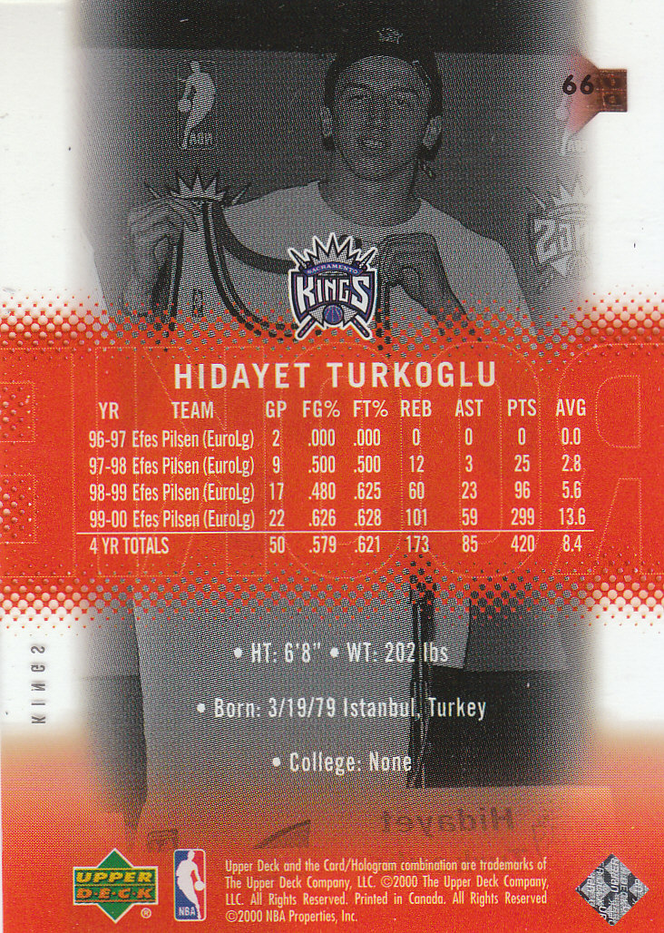 2000/2001 Slam (Upper Deck) Basketball - Picture 90 of 120