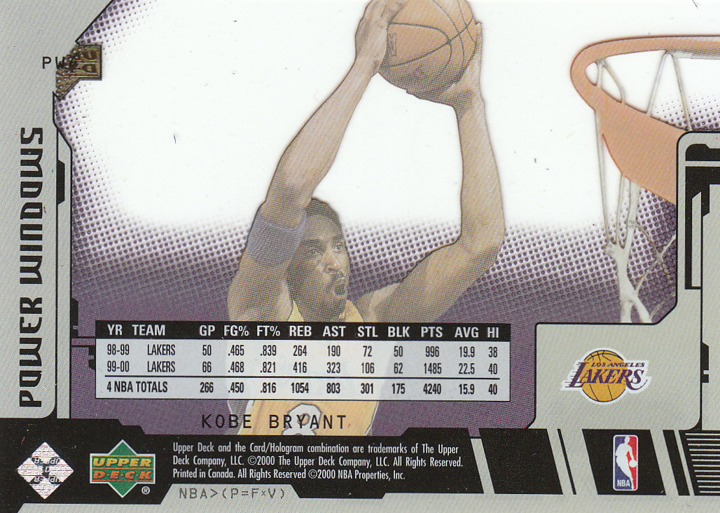 2000/2001 Slam (Upper Deck) Basketball - Picture 112 of 120
