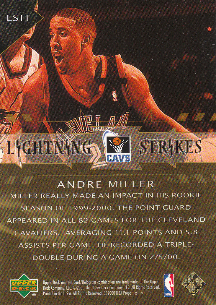 2000/2001 Upper Deck Basketball Part 3 Insert and Parallel Cards - Picture 39 of 133
