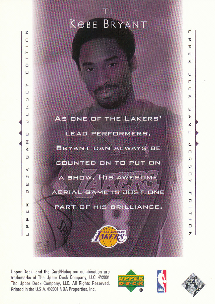 2000/2001 Upper Deck Basketball Part 3 Insert and Parallel Cards - Picture 86 of 133