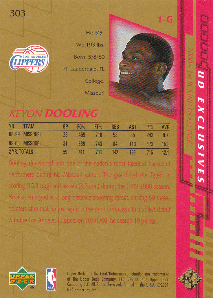 2000/2001 Upper Deck Basketball Part 3 Insert and Parallel Cards - Picture 19 of 133