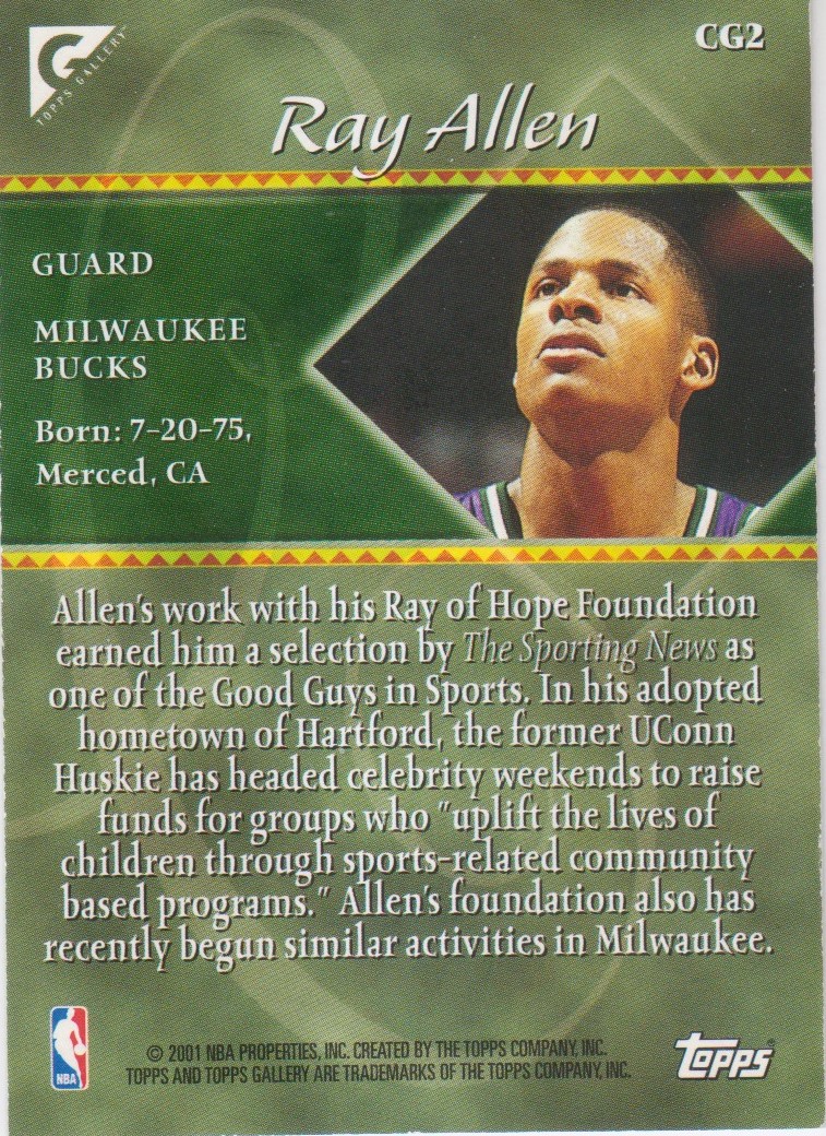 2000/2001 Gallery (Topps) Basketball - Picture 115 of 141