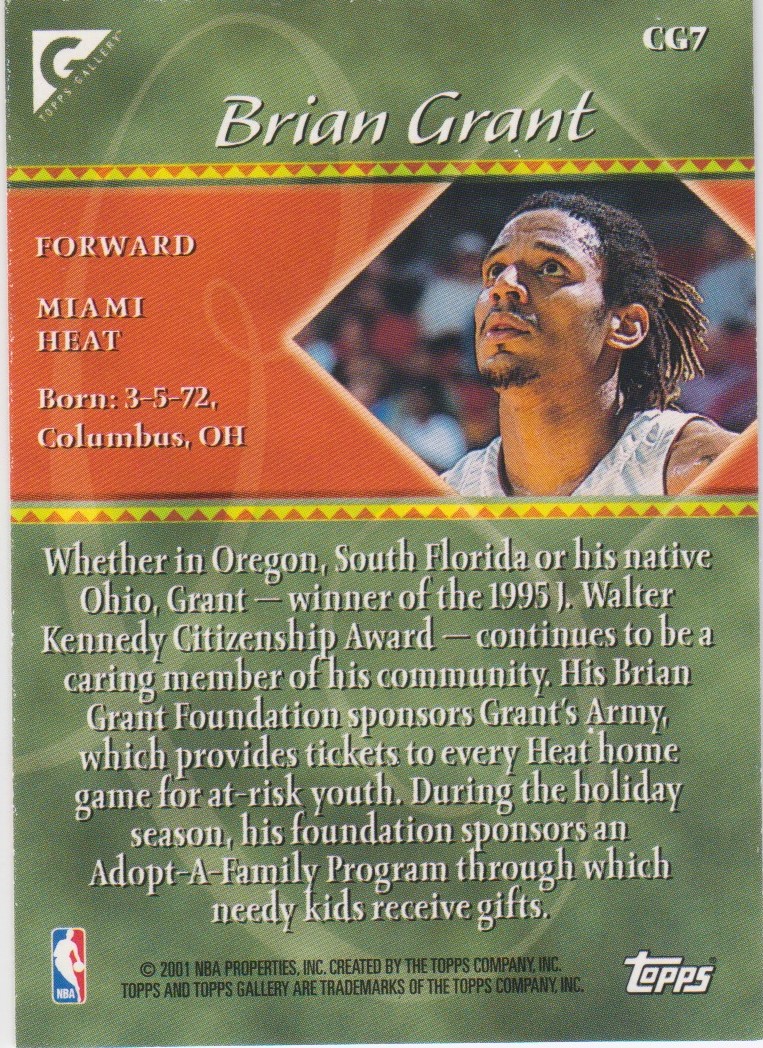 2000/2001 Gallery (Topps) Basketball - Picture 119 of 141