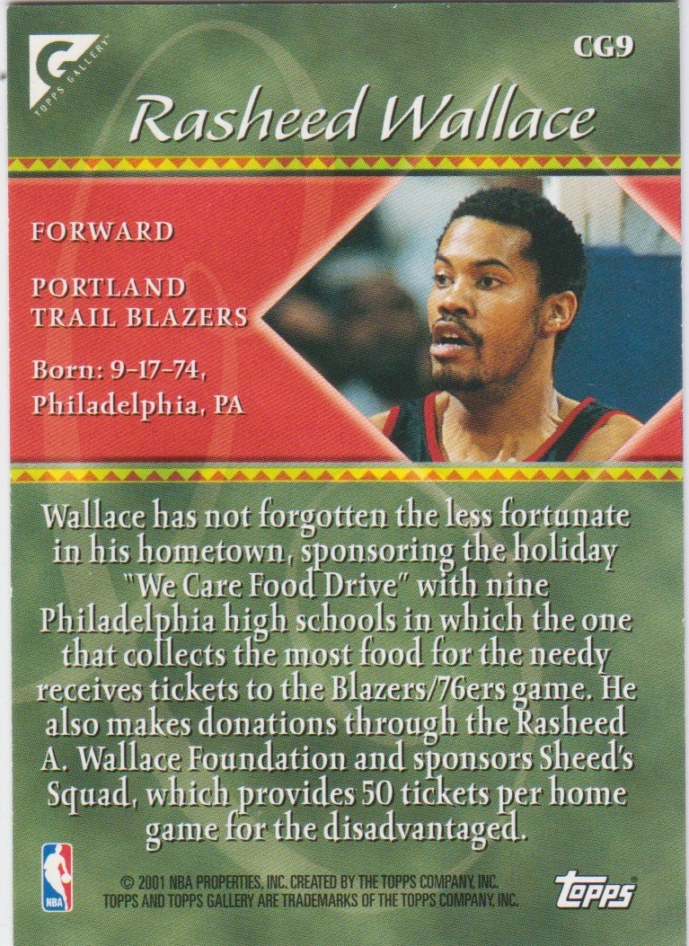 2000/2001 Gallery (Topps) Basketball - Picture 123 of 141