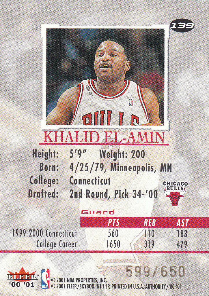 2000/2001 Fleer Authority Basketball - Picture 223 of 241