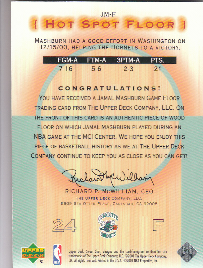 2001/2002 Sweet Shot (Upper Deck) Basketball - Picture 11 of 177