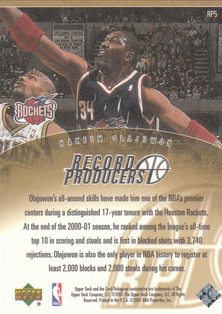 2001/2002 Legends (Upper Deck) Basketball - Picture 195 of 198