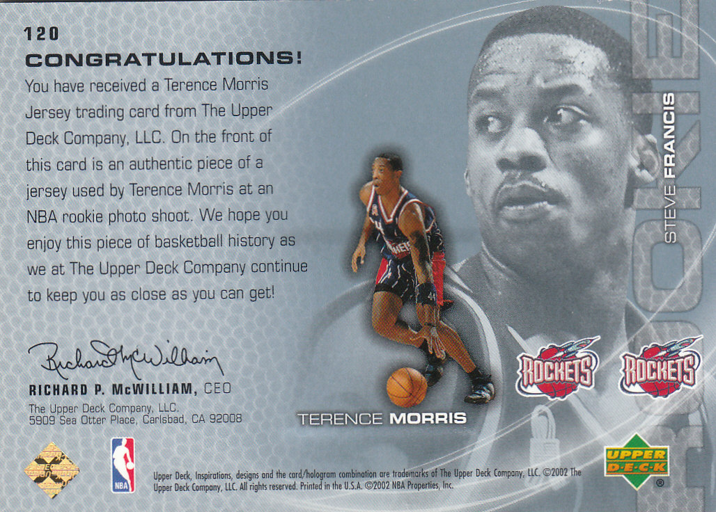 2001/2002 Inspirations (Upper Deck) Basketball - Picture 201 of 265