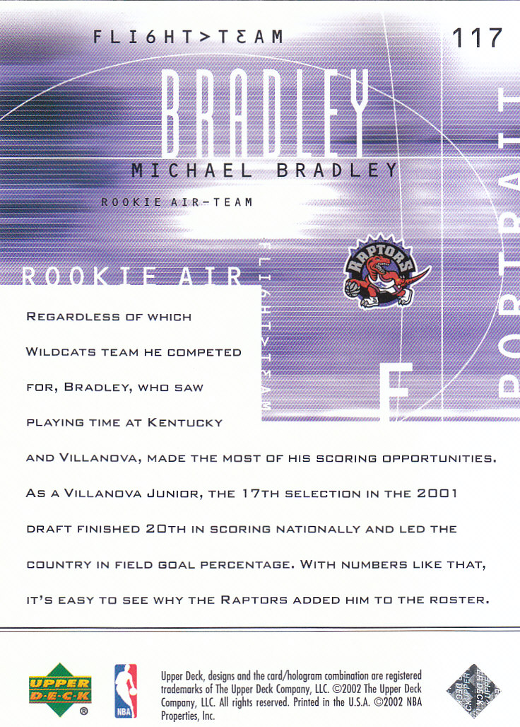 2001/2002 Flight Team (Upper Deck) Basketball - Picture 187 of 246