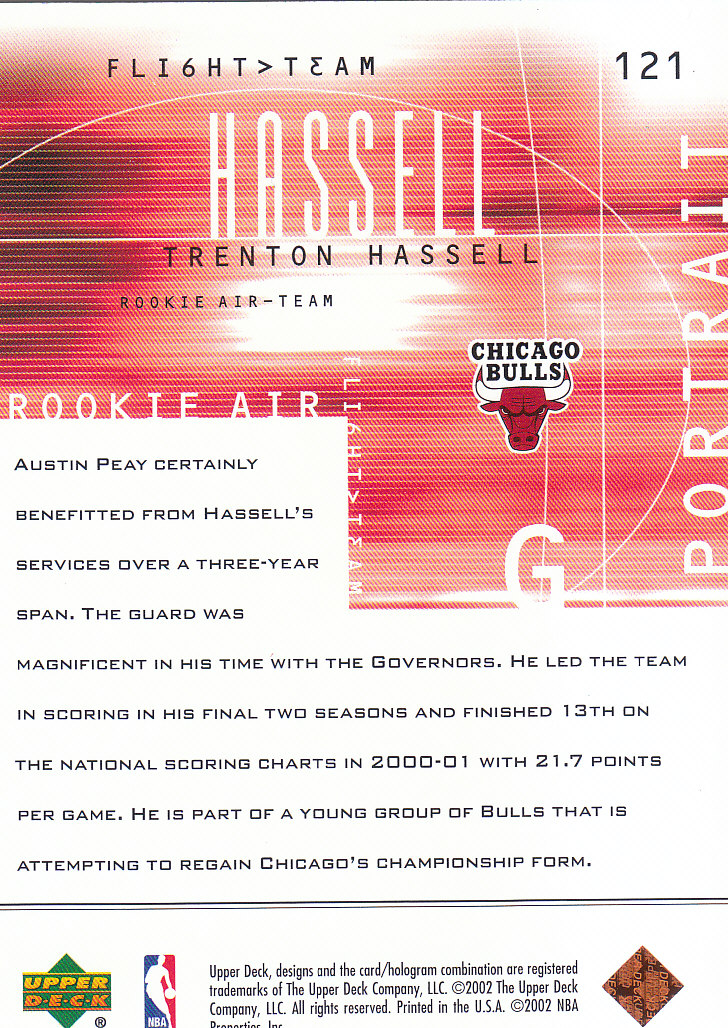 2001/2002 Flight Team (Upper Deck) Basketball - Picture 213 of 246