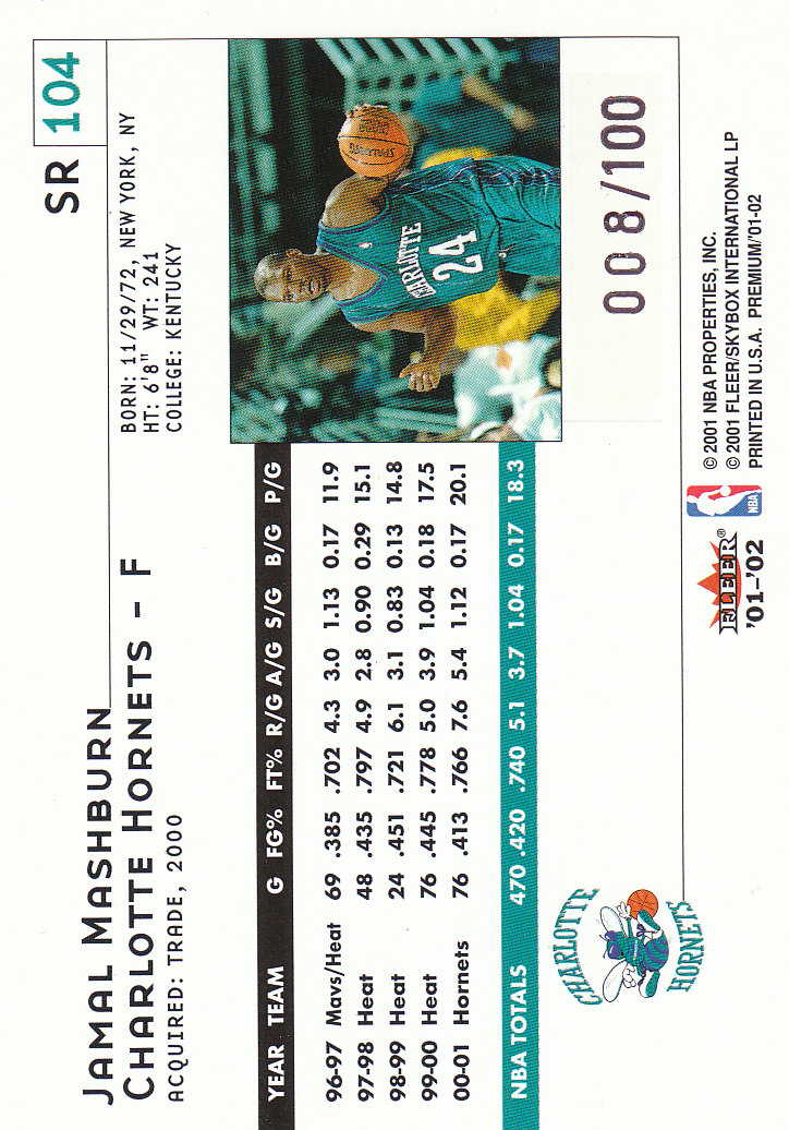 2001/2002 Fleer Premium Basketball - Picture 305 of 313