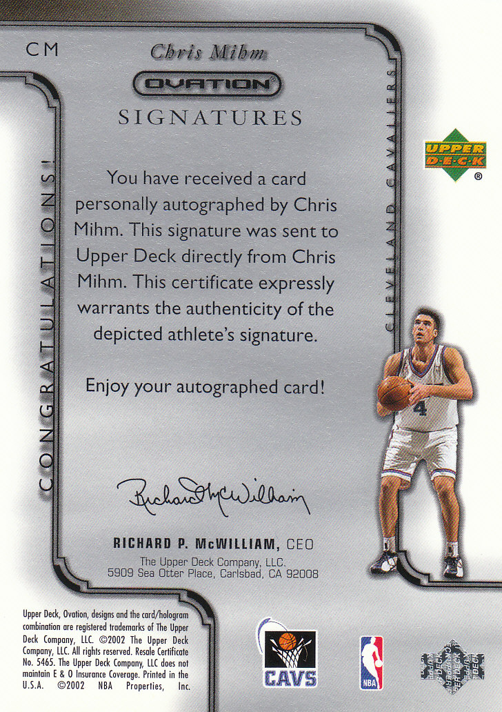 2002/2003 Ovation (Upper Deck) Basketball - Picture 3 of 225