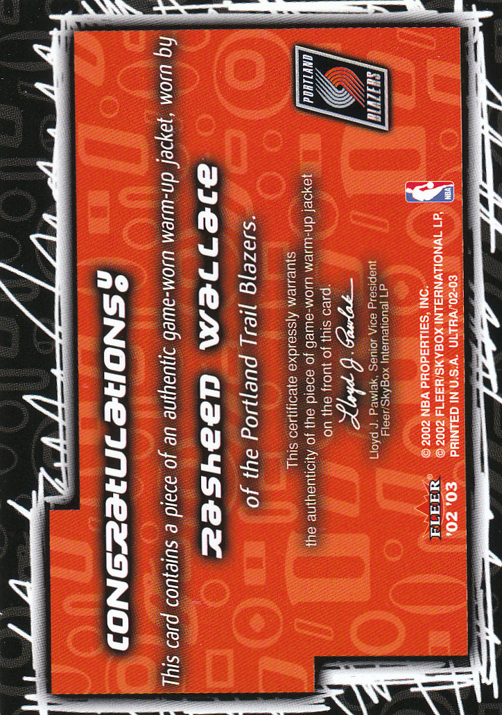 2002/2003 Ultra (Fleer) Basketball - Picture 145 of 161