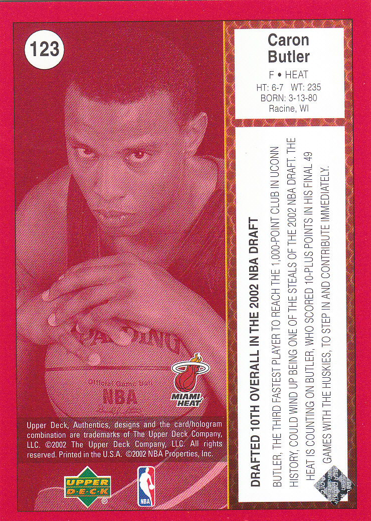 2002/2003 Authentics (Upper Deck) Basketball - Picture 140 of 374