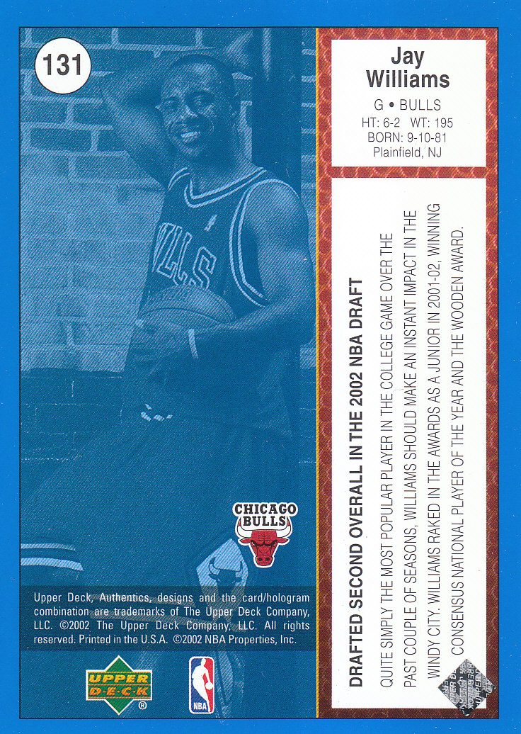 2002/2003 Authentics (Upper Deck) Basketball - Picture 134 of 374