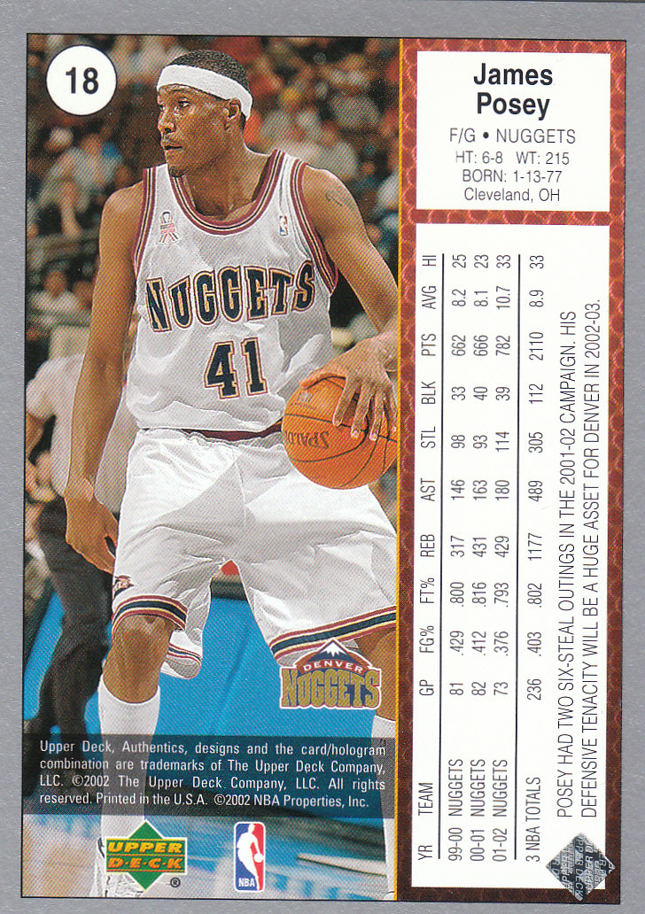 2002/2003 Authentics (Upper Deck) Basketball - Picture 7 of 374