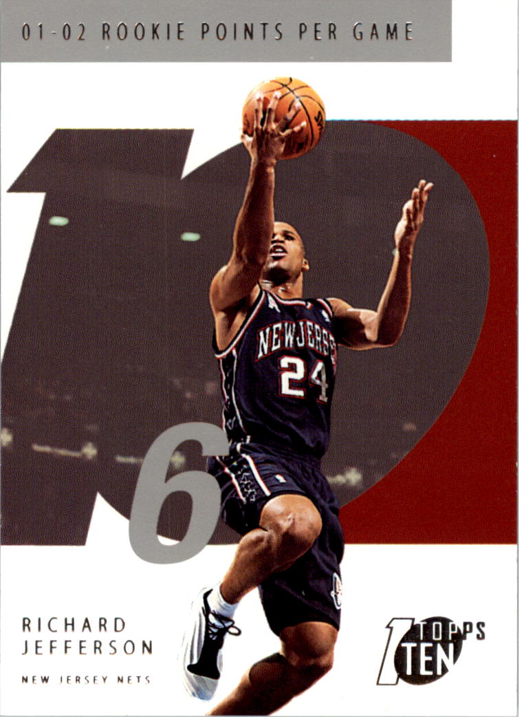 2002-03 Topps Ten Basketball Card Pick - Picture 187 of 209