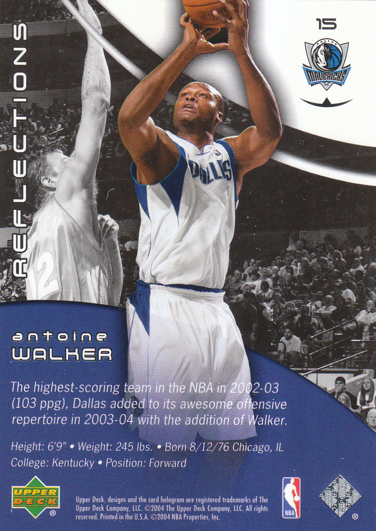 2003/2004 Triple Dimensions Reflections (Upper Deck) Basketball - Picture 25 of 207