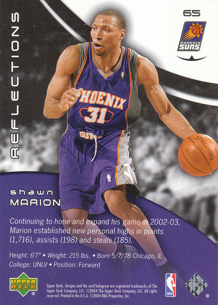 2003/2004 Triple Dimensions Reflections (Upper Deck) Basketball - Picture 125 of 207