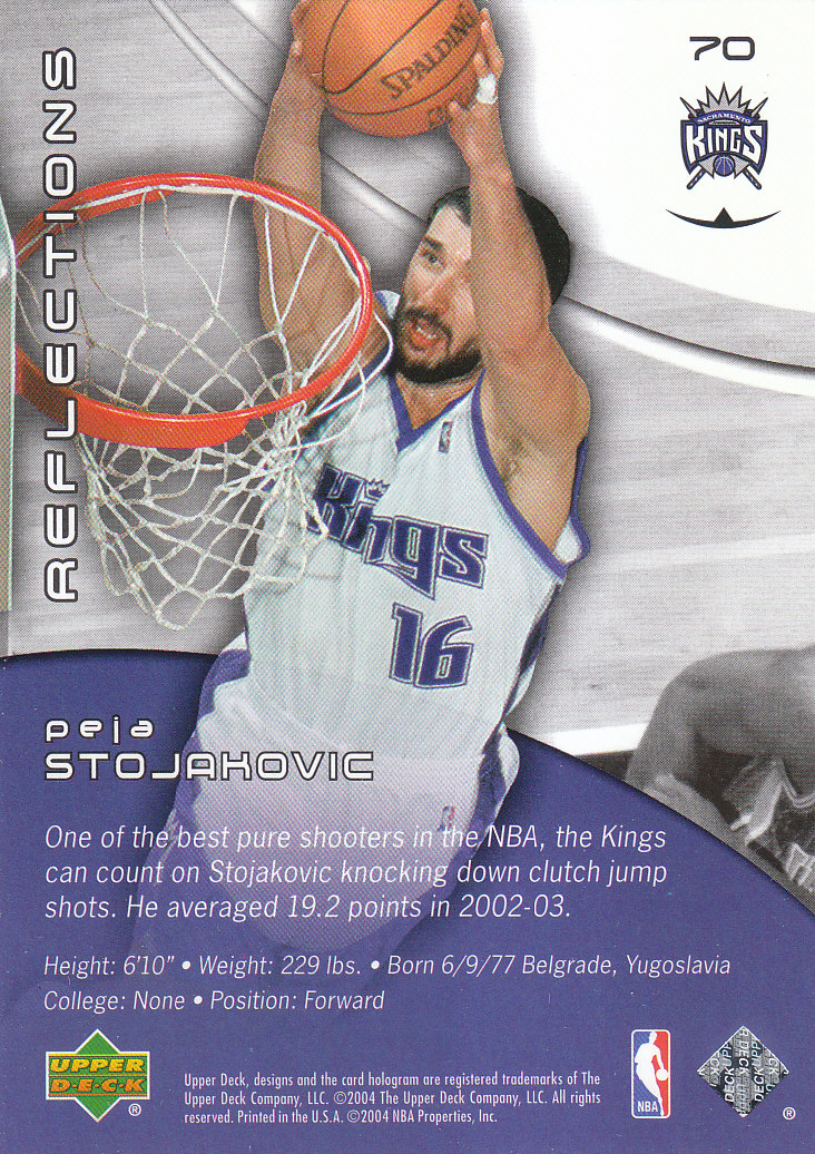 2003/2004 Triple Dimensions Reflections (Upper Deck) Basketball - Picture 135 of 207