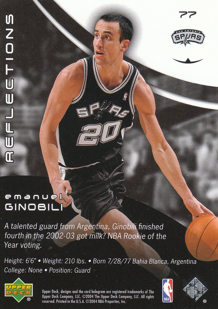 2003/2004 Triple Dimensions Reflections (Upper Deck) Basketball - Picture 145 of 207