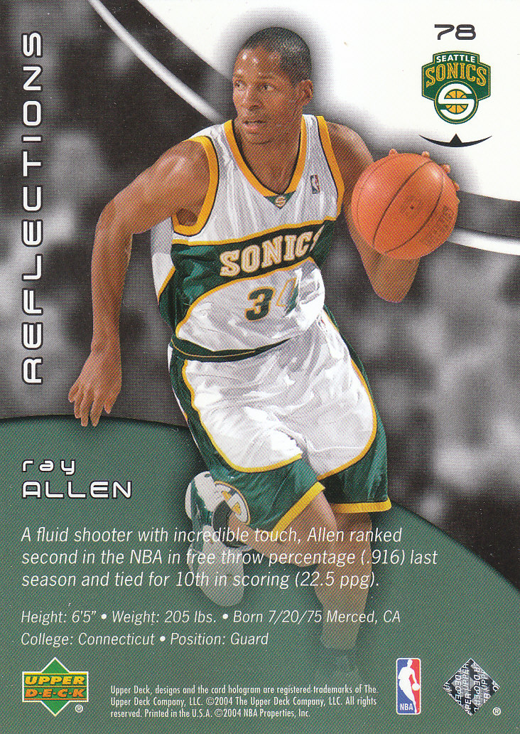 2003/2004 Triple Dimensions Reflections (Upper Deck) Basketball - Picture 147 of 207