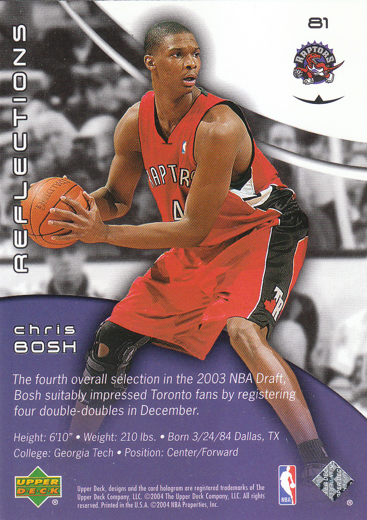 2003/2004 Triple Dimensions Reflections (Upper Deck) Basketball - Picture 151 of 207