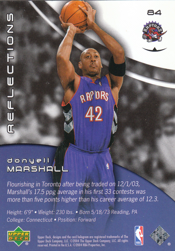 2003/2004 Triple Dimensions Reflections (Upper Deck) Basketball - Picture 157 of 207