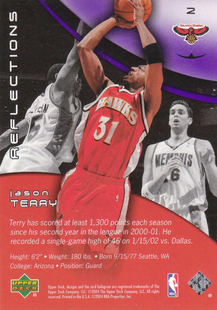 2003/2004 Triple Dimensions Reflections (Upper Deck) Basketball - Picture 169 of 207