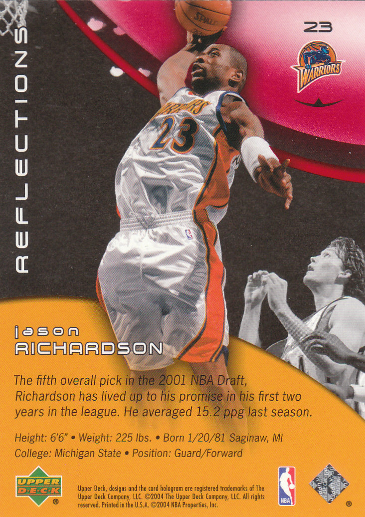 2003/2004 Triple Dimensions Reflections (Upper Deck) Basketball - Picture 181 of 207