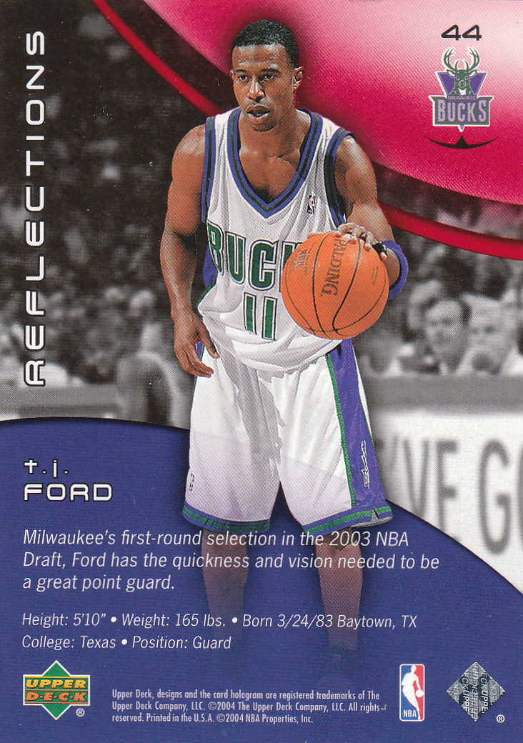2003/2004 Triple Dimensions Reflections (Upper Deck) Basketball - Picture 191 of 207