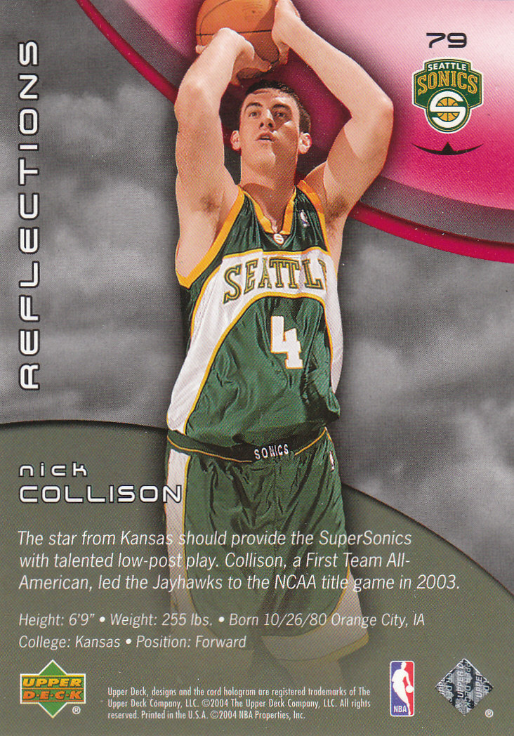 2003/2004 Triple Dimensions Reflections (Upper Deck) Basketball - Picture 205 of 207