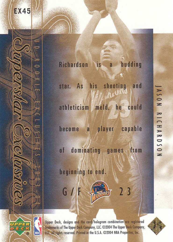 2003/2004 Upper Deck Basketball Part 3 Insert Cards - Picture 83 of 95
