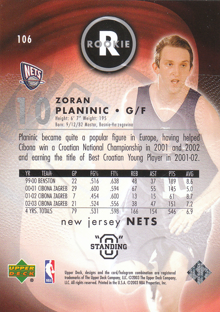2003/2004 Standing O (Upper Deck) Basketball Part 2 Die Cuts/Embossed - Picture 165 of 173
