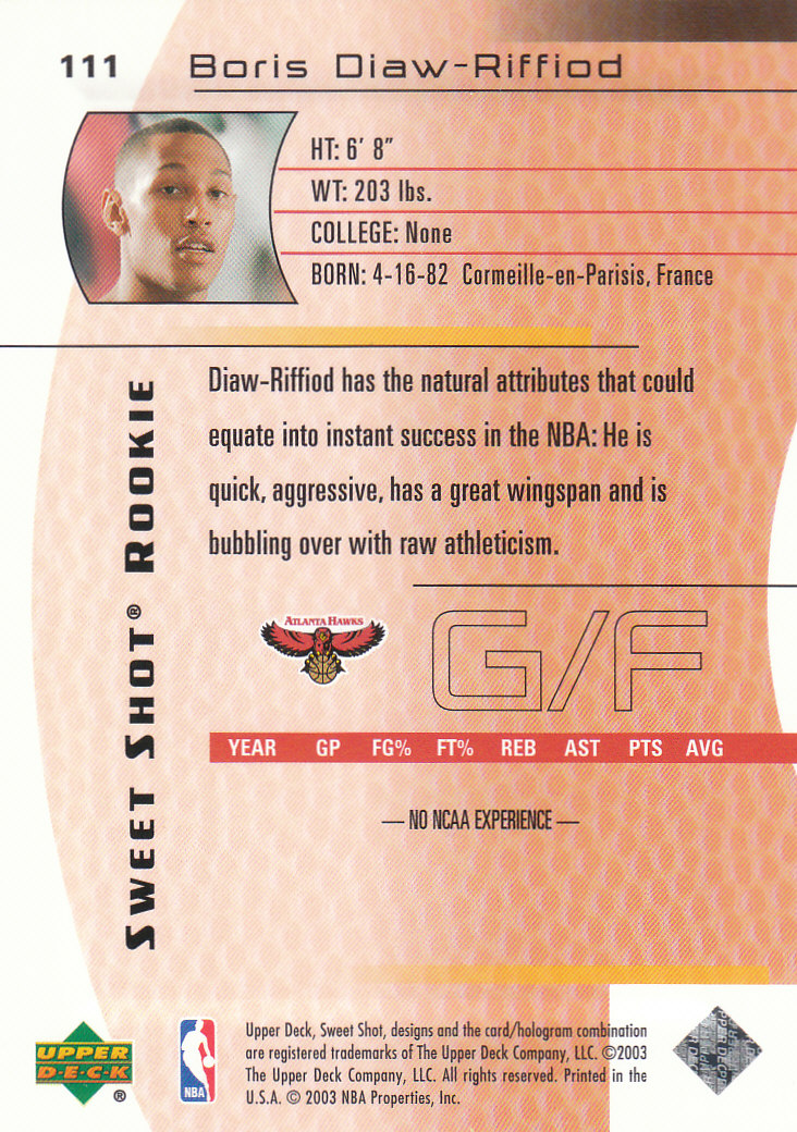 2003/2004 Sweet Shot (Upper Deck) Basketball - Picture 27 of 221