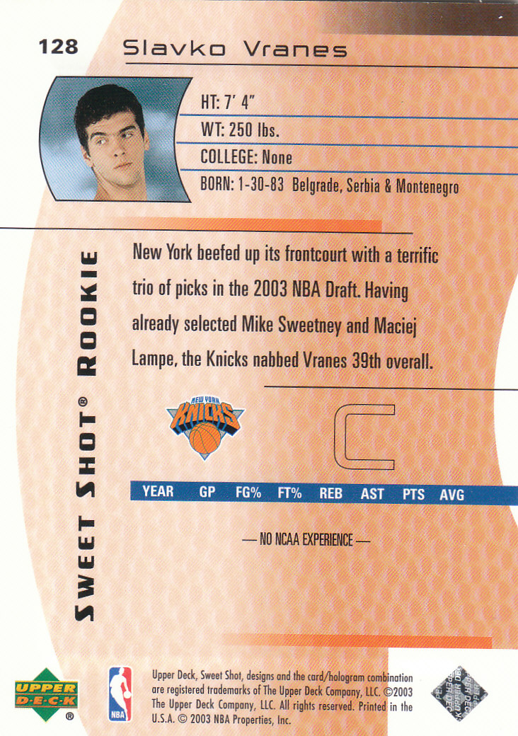 2003/2004 Sweet Shot (Upper Deck) Basketball - Picture 11 of 221
