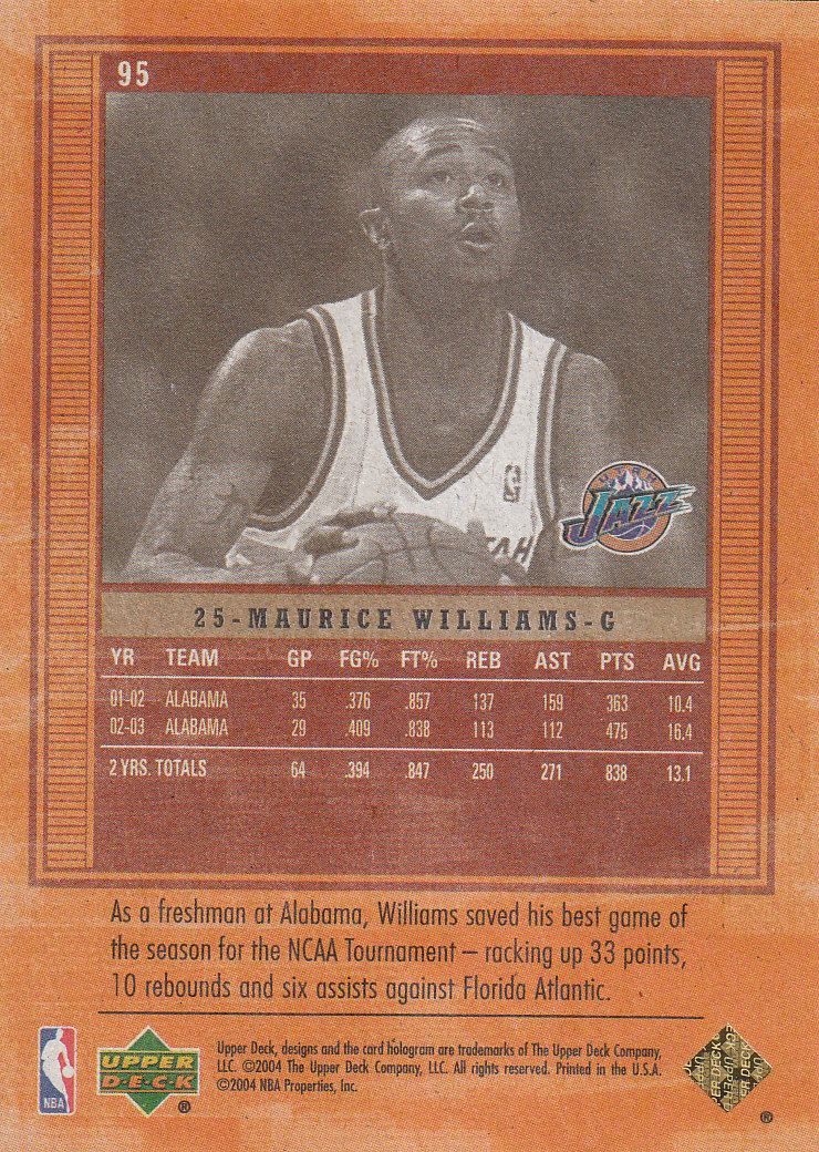 2003/2004 Legends Throwback (Upper Deck) Basketball - Picture 177 of 189