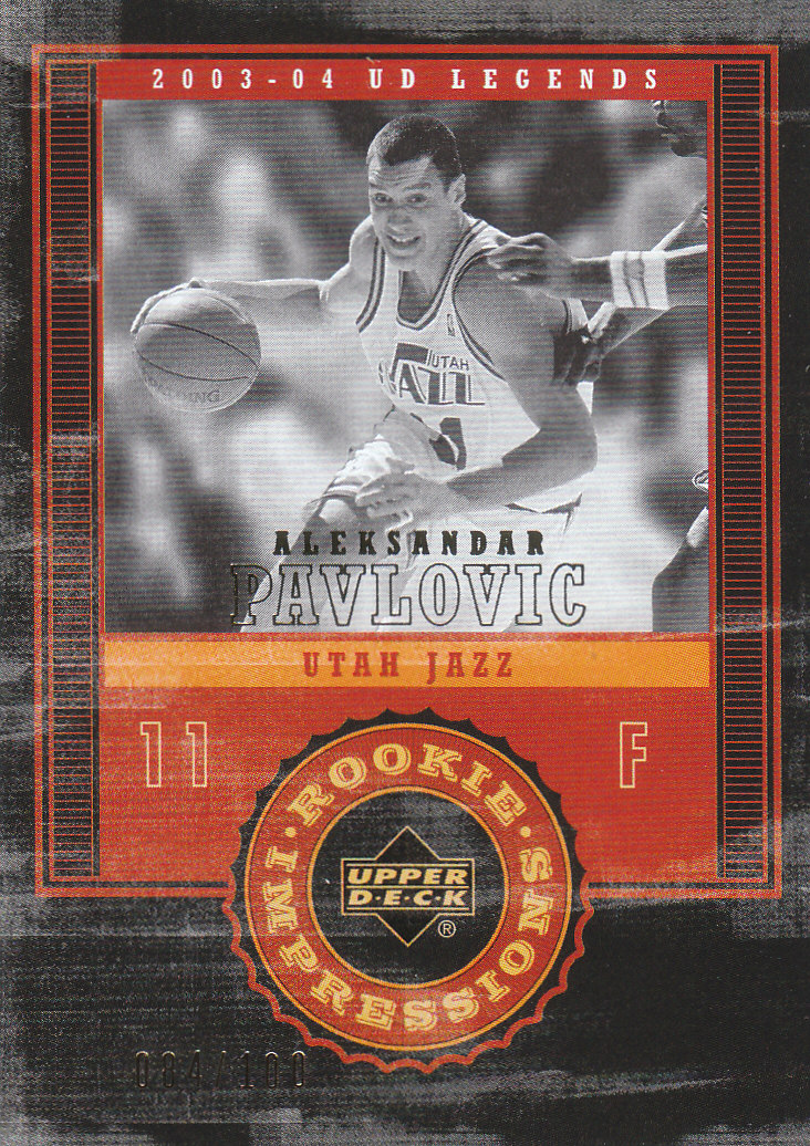 2003/2004 Legends Throwback (Upper Deck) Basketball - Picture 178 of 189