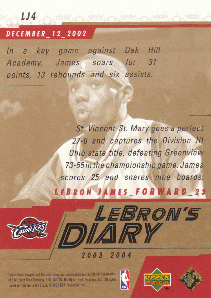 2003/2004 Upper Deck Basketball Part 3 Insert Cards - Picture 77 of 95