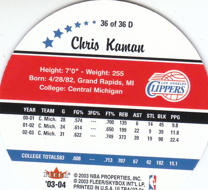 2003/2004 Ultra (Fleer) Baloncesto Parte 3 Juego Usado e Insertar Tarjetas - Imagen 30 de 38
